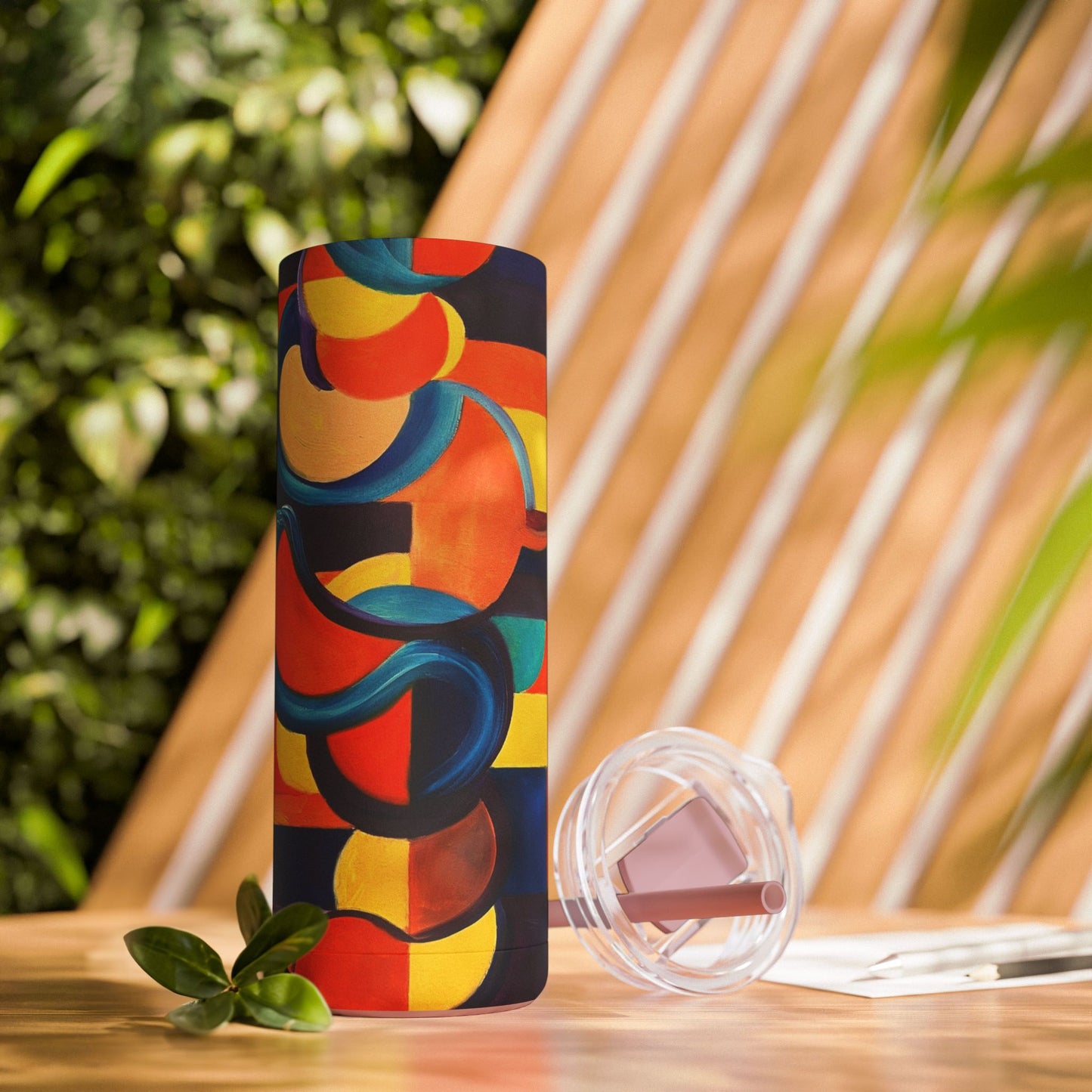 Digital Sunset Drink Trumbler